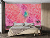 Alcohol Ink Watercolor Wallpaper, Liquid Splash Mural, Oversized Custom Size Wall Art, Non-Woven, Non-Adhesive, Modern Wall Paper, Removable