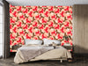 Abstract Allover Tie Die Wallpaper, Shibori Mural, Oversized Custom Size Wall Art, Non-Woven, Non-Adhesive, Modern Wall Paper, Removable