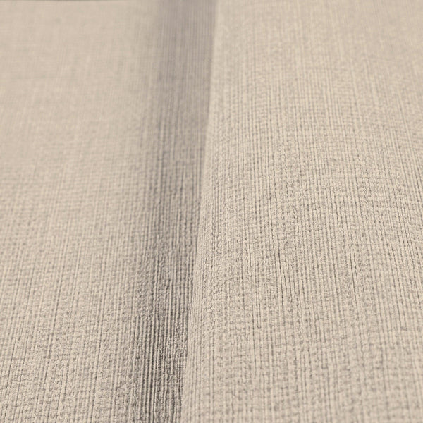 Beige Color Linen Textured Wallpaper, Cream Modern Neutral Colors Non-Pasted Wallcovering - Walloro High End Wallcoverings & More