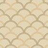 Beige Gold Luxury Fish Scale Deep Embossed Wallpaper, 3D Textured Lace Patterns, Thick Wallcovering - Walloro High End Wallcoverings & More