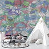 Comics Wallpaper, Graffiti Mural, Oversized Custom Size Wall Art, Non-Woven, Non-Adhesive, Modern Wall Paper, Removable