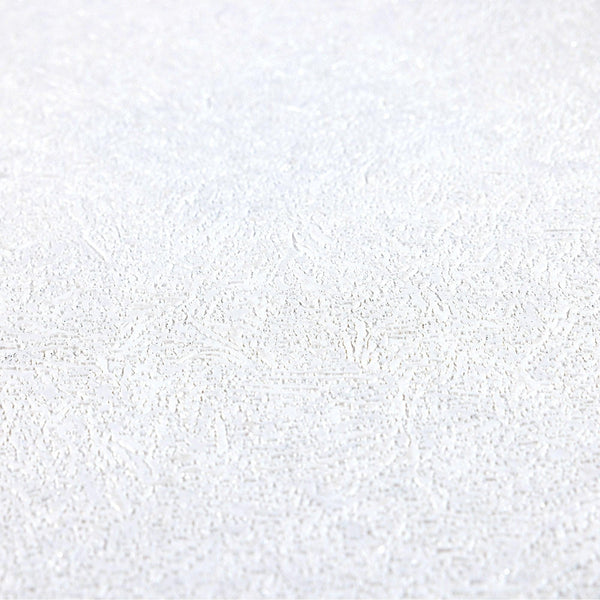 Chic 3D Embossed Wallpaper, Off White Glittering Solid Color Modern Wall Paper for Home and Commercial Use, Non-Woven - Walloro High End Wallcoverings & More