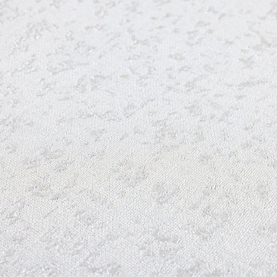 Classic Abstract Metallic Accent Wallpaper, White 3D Embossed Solid Color Glitter Shimmer Elegant Wallcovering - Walloro High End Wallcoverings & More