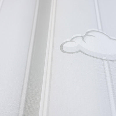 Clouds Kids Room Textured Wallpaper, Light Colors, Boys Girls Bedroom Wallpaper, Nursery Wallpaper, 114 sq ft Roll, Kids Bathroom Wallpaper - Walloro High End Wallcoverings & More