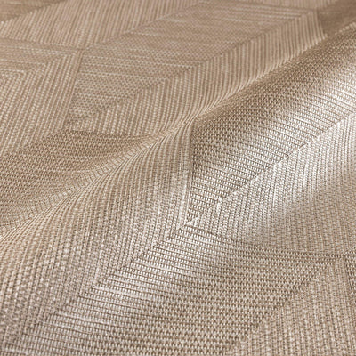 Contemporary 3D Embossed Geometric Wallpaper, Beige Modern Chevron Herringbone Shapes Wallcovering, Sturdy, Large 177 sq ft Roll - Walloro High End Wallcoverings & More