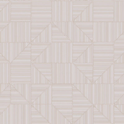 Cream Modern Geometric Shapes Wallpaper, Embossed Rich Textured Contemporary Wallcovering - Walloro High End Wallcoverings & More