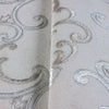 Elegant Damask Embossed Wallpaper, 3D Textured Wallcovering, Light Color Traditional, Extra Large 114 sq ft Roll, Luxury Wallpaper, Washable - Walloro High End Wallcoverings & More