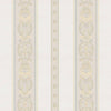 Elegant Deep Embossed Striped Wallpaper, Shiny Damask 3D Textured Wallcovering, Traditional, Large 114 sq ft Roll, Accent Wall, Washable - Walloro High End Wallcoverings & More