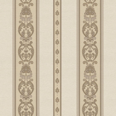 Elegant Deep Embossed Wallpaper, Shimmering Damask 3D Textured Wallcovering, Traditional, Large 114 sq ft Roll, Accent Wall, Washable, Decor - Walloro High End Wallcoverings & More