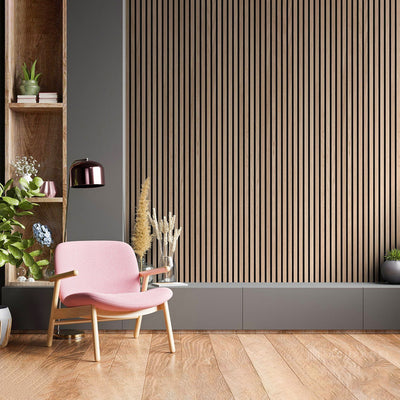 Elegant Interior Light Brown Black Wall Panel, PS Wall Home Decoration Panel, Premium Quality Wall Covering - Walloro High End Wallcoverings & More