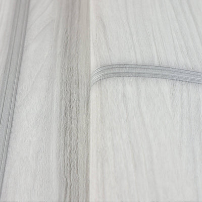 Elegant Wood Pattern 3D Embossed Wallpaper, White Farmhouse Lodge Realistic Wood Plank Textured Wall Covering - Walloro High End Wallcoverings & More