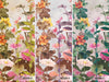 Floral Blossoms Wallpaper, Pink Flowers Birds Wall Mural, Oversized Custom Size Wall Art, Non-Woven, Non-Adhesive, Modern Wall Paper, Removable - Walloro High End Wallcoverings & More