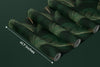 Green Exotic Palm Leaves Wallpaper, Dark Luxury Art Background Mural, Oversized Custom Size Wall Art, Non-Woven, Non-Adhesive, Modern Wall Paper, Removable