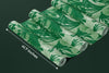 Nature Foliage Wallpaper, Seamless Pattern Mural, Oversized Custom Size Wall Art, Non-Woven, Non-Adhesive, Modern Wall Paper, Removable