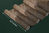 Tropical Leaves Wallpaper, Brown Tones Mural, Oversized Custom Size Wall Art, Non-Woven, Non-Adhesive, Modern Wall Paper, Removable