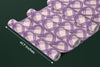 Purple Heart Wallpaper, Seamless Pattern Mural, Oversized Custom Size Wall Art, Non-Woven, Non-Adhesive, Modern Wall Paper, Removable