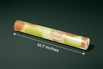 Oranges and Limes Wallpaper, Seamless Pattern Mural, Oversized Custom Size Wall Art, Non-Woven, Non-Adhesive, Modern Wall Paper, Removable