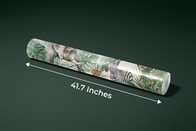 Watercolor Safari Wallpaper, Animals Mural, Oversized Custom Size Wall Art, Non-Woven, Non-Adhesive, Modern Wall Paper, Removable