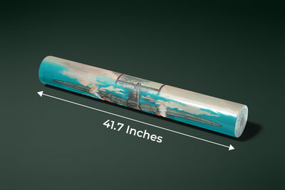 Plane in the Sky Wallpaper, Over the Sea Mural, Oversized Custom Size Wall Art, Non-Woven, Non-Adhesive, Modern Wall Paper, Removable