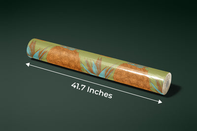 Pineapples Wallpaper, Seamless Pattern Mural, Oversized Custom Size Wall Art, Non-Woven, Non-Adhesive, Modern Wall Paper, Removable