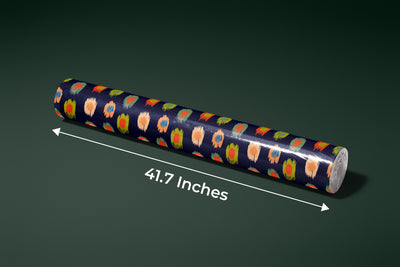 Ikat Polka Dot Wallpaper, Seamless Pattern Mural, Oversized Custom Size Wall Art, Non-Woven, Non-Adhesive, Modern Wall Paper, Removable