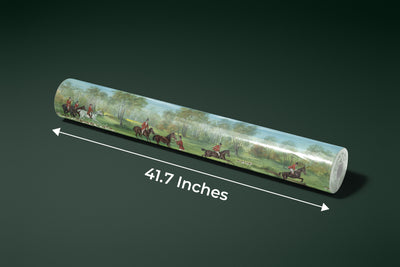 Men Ride Horses on the Field, Dogs Wallpaper, Composition Mural, Oversized Custom Size Wall Art, Non-Woven, Non-Adhesive, Modern Wall Paper, Removable