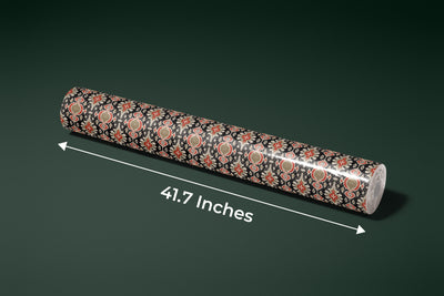 Ikat Tribal Ethnic Wallpaper, Seamless Pattern Mural, Oversized Custom Size Wall Art, Non-Woven, Non-Adhesive, Modern Wall Paper, Removable