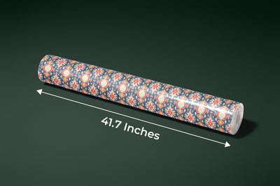 Ikat Folklore Wallpaper, Seamless Pattern Mural, Oversized Custom Size Wall Art, Non-Woven, Non-Adhesive, Modern Wall Paper, Removable