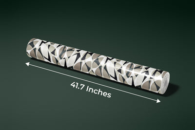 Watercolor Tea Leaves Wallpaper, Seamless Pattern Mural, Oversized Custom Size Wall Art, Non-Woven, Non-Adhesive, Modern Wall Paper, Removable