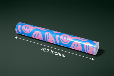 Funny Melting Wallpaper, Happy Face Mural, Oversized Custom Size Wall Art, Non-Woven, Non-Adhesive, Modern Wall Paper, Removable