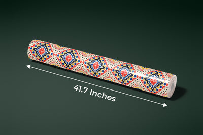 Ikat Colorful Wallpaper, Seamless Pattern Mural, Oversized Custom Size Wall Art, Non-Woven, Non-Adhesive, Modern Wall Paper, Removable