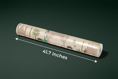 Mughal Garden Wallpaper, Peacock, Parrot Mural, Oversized Custom Size Wall Art, Non-Woven, Non-Adhesive, Modern Wall Paper, Removable