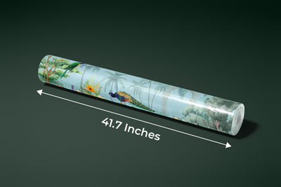 Mughal Garden Wallpaper, Peacock and Arch Mural, Oversized Custom Size Wall Art, Non-Woven, Non-Adhesive, Modern Wall Paper, Removable