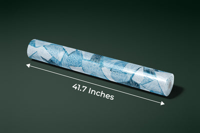 Snowflakes, Ice Colors Wallpaper, Seamless Pattern Mural, Oversized Custom Size Wall Art, Non-Woven, Non-Adhesive, Modern Wall Paper, Removable