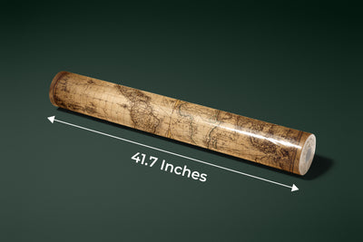 Old Geographical World Map Wallpaper, History Mural, Oversized Custom Size Wall Art, Non-Woven, Non-Adhesive, Modern Wall Paper, Removable