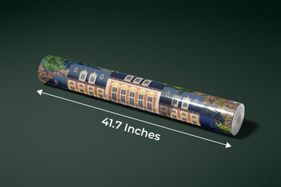 Medieval Old Mansion Wallpaper, Garden Mural, Oversized Custom Size Wall Art, Non-Woven, Non-Adhesive, Modern Wall Paper, Removable