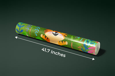 Cute Tiger Wallpaper, Exotic Jungle Mural, Oversized Custom Size Wall Art, Non-Woven, Non-Adhesive, Modern Wall Paper, Removable