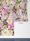 Abstract Floral Wallpaper, Seamless Pattern Mural, Oversized Custom Size Wall Art, Non-Woven, Non-Adhesive, Modern Wall Paper, Removable