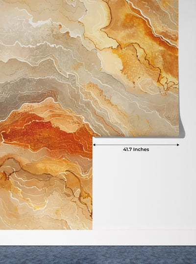 Ikat Ethnic Tribal Wallpaper, Seamless Pattern Mural, Oversized Custom Size Wall Art, Non-Woven, Non-Adhesive, Modern Wall Paper, Removable