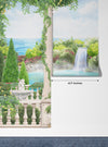 Realistic Waterfall Wallpaper, Architecture Mural, Oversized Custom Size Wall Art, Non-Woven, Non-Adhesive, Modern Wall Paper, Removable