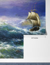 Old Ship On Sea Wallpaper, Oil Painting Mural, Oversized Custom Size Wall Art, Non-Woven, Non-Adhesive, Modern Wall Paper, Removable
