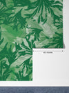 Nature Foliage Wallpaper, Seamless Pattern Mural, Oversized Custom Size Wall Art, Non-Woven, Non-Adhesive, Modern Wall Paper, Removable