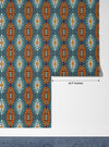 Victorian Style Damask Wallpaper, Seamless Pattern Mural, Oversized Custom Size Wall Art, Non-Woven, Non-Adhesive, Modern Wall Paper, Removable