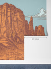 Wild West Wallpaper, Landscape Mural, Oversized Custom Size Wall Art, Non-Woven, Non-Adhesive, Modern Wall Paper, Removable