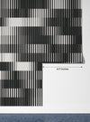 Line Halftone Gradient Wallpaper, Seamless Pattern Mural, Oversized Custom Size Wall Art, Non-Woven, Non-Adhesive, Modern Wall Paper, Removable