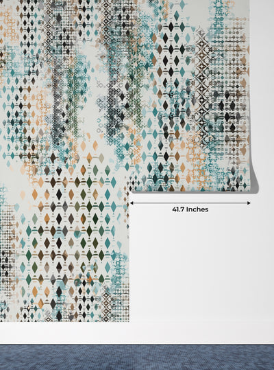 Modern and Elegant Wallpaper, Seamless Pattern Mural, Oversized Custom Size Wall Art, Non-Woven, Non-Adhesive, Modern Wall Paper, Removable