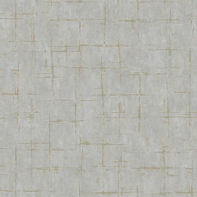 Gray Abstract Metallic Lines Wallpaper, 3D Deep Embosed Silver Gold Rustic Geometric Interior Decor - Walloro High End Wallcoverings & More
