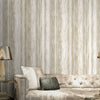 Gray Natural Tree Bark Wallpaper, Wood Pattern Embossed Cork Farmhouse Lodge Wall Decor - Walloro High End Wallcoverings & More