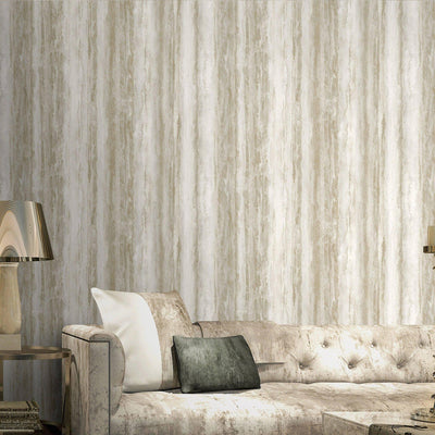 Gray Natural Tree Bark Wallpaper, Wood Pattern Embossed Cork Farmhouse Lodge Wall Decor - Walloro High End Wallcoverings & More