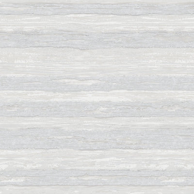 Horizontal Striped Wallpaper, Silver Shiny Glossy Luxry Non-Woven Wallcovering, Non-Woven, Non-Pasted - Walloro High End Wallcoverings & More